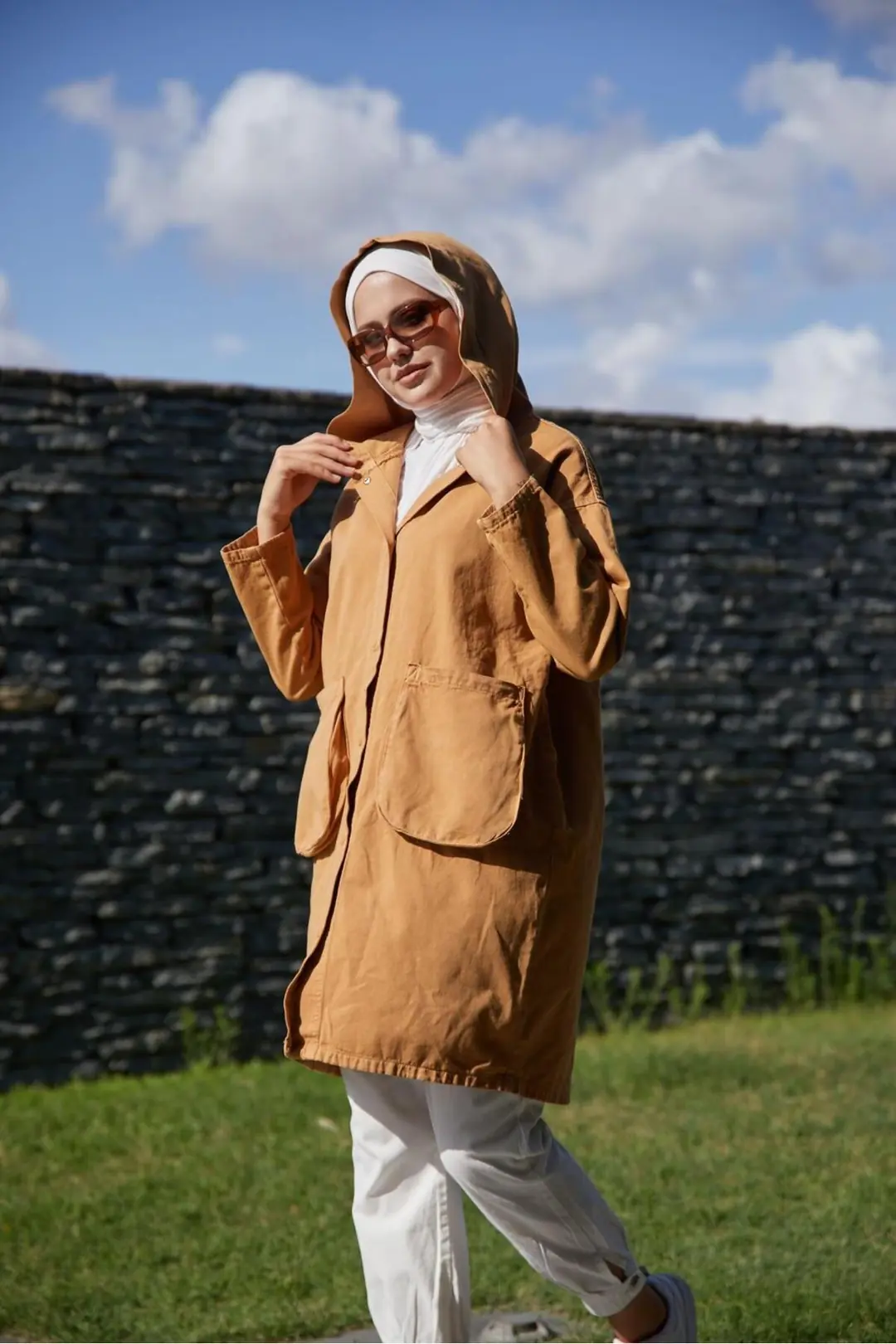 Kadın Oversize Kot Ceket — görsel 1