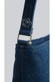 askı kedi baskılı mavi
