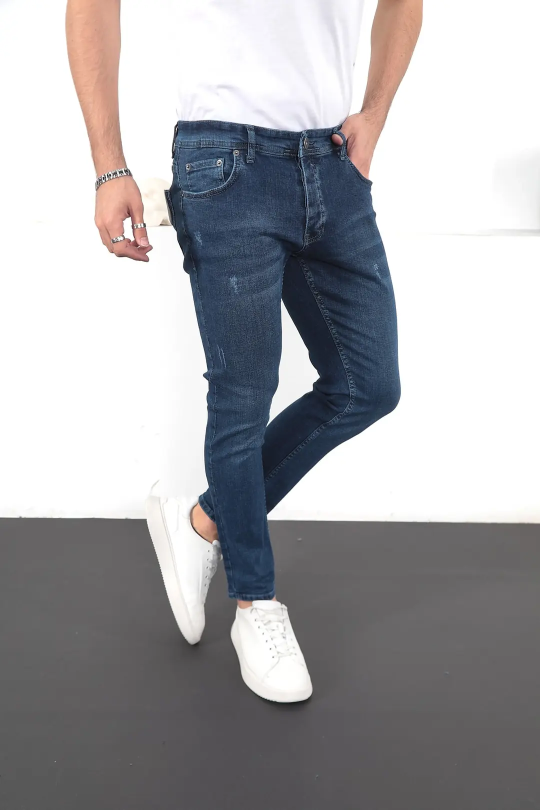 Erkek Slim Fit Kot Pantolon — görsel 2