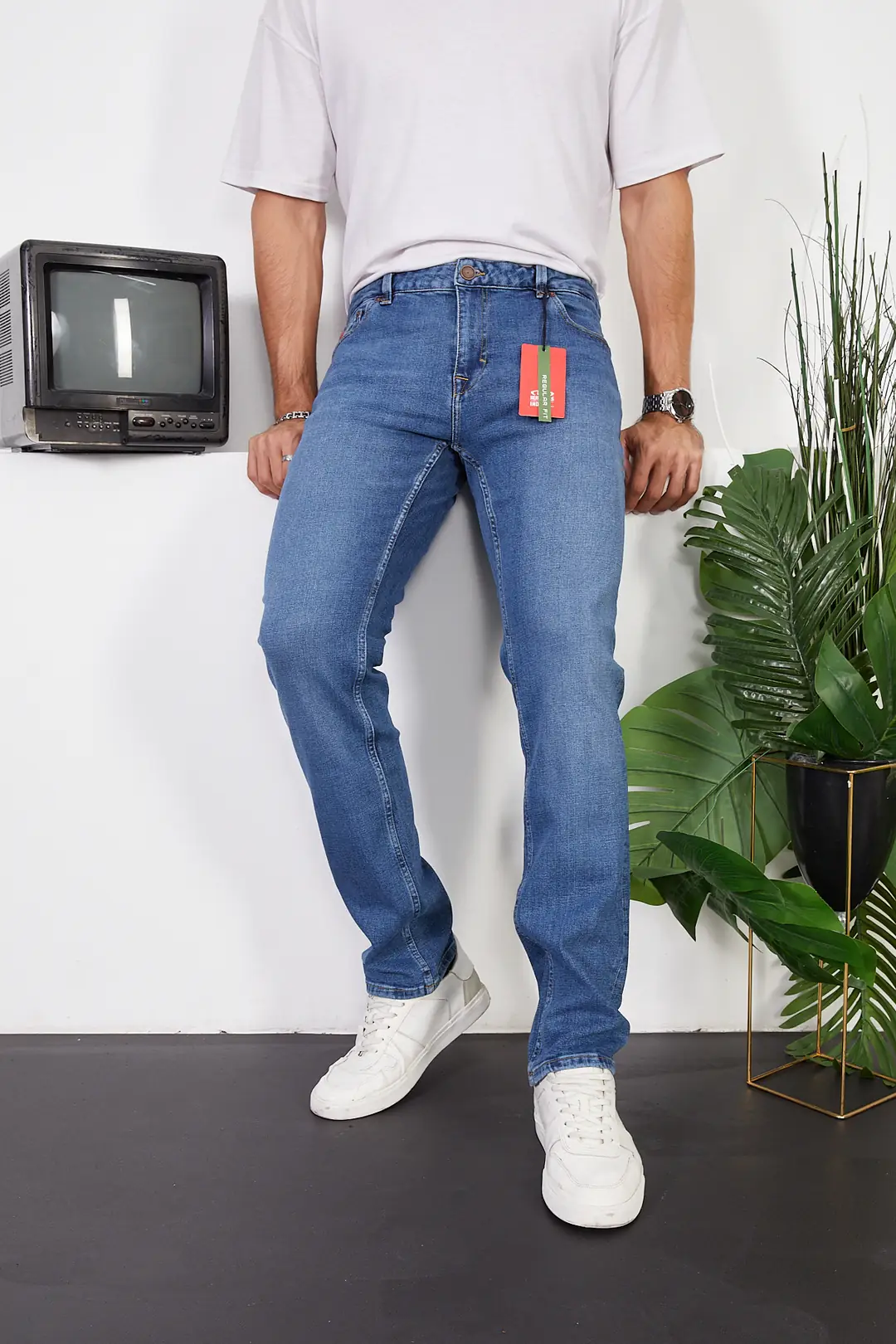 Erkek Regular Fit Kot Pantolon — görsel 3