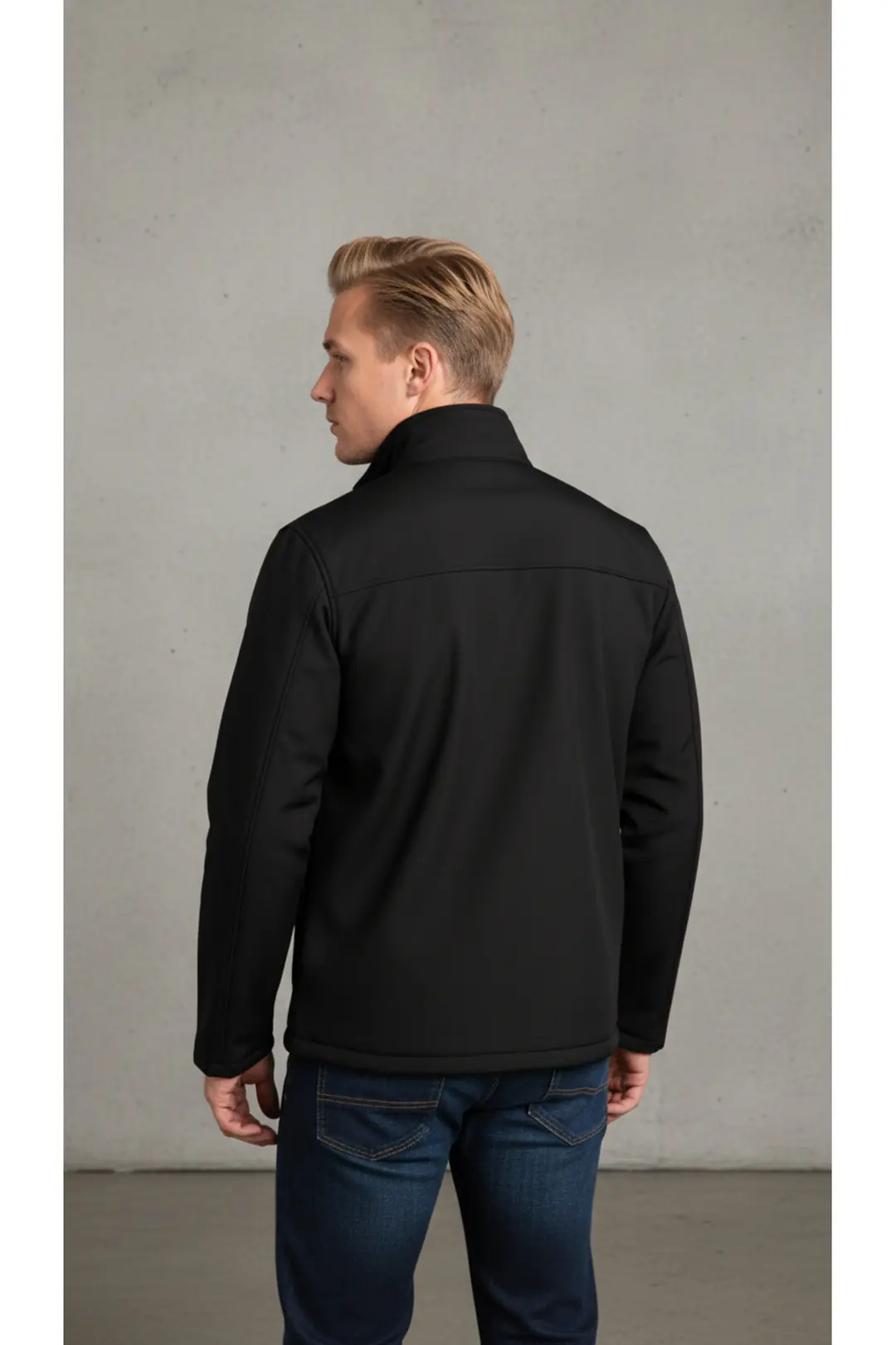 Erkek Softshell Mont İçi Polarlı Su Rüzgar Geçirmez Kışlık Outdoor Mont — görsel 4