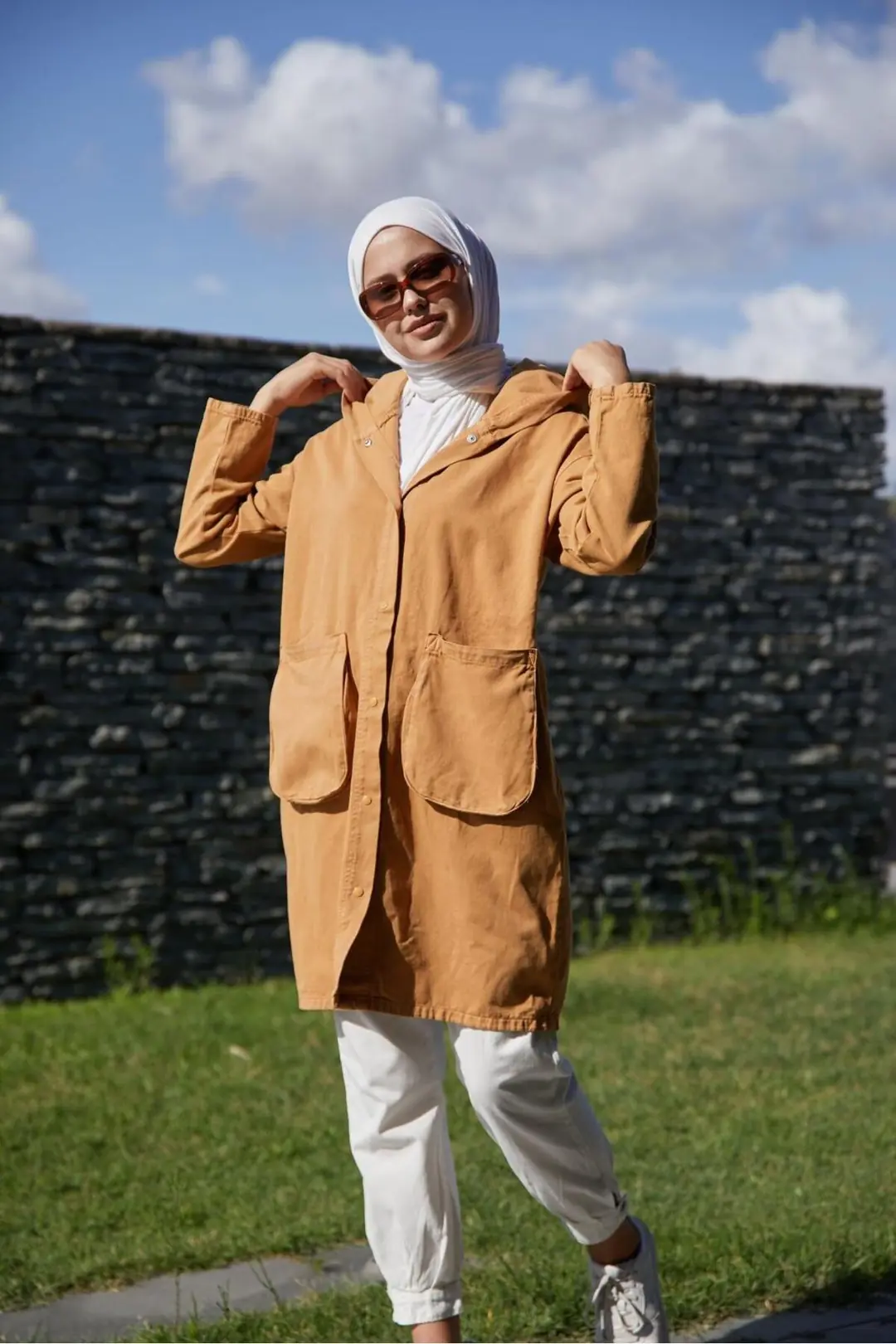 Kadın Oversize Kot Ceket — görsel 6