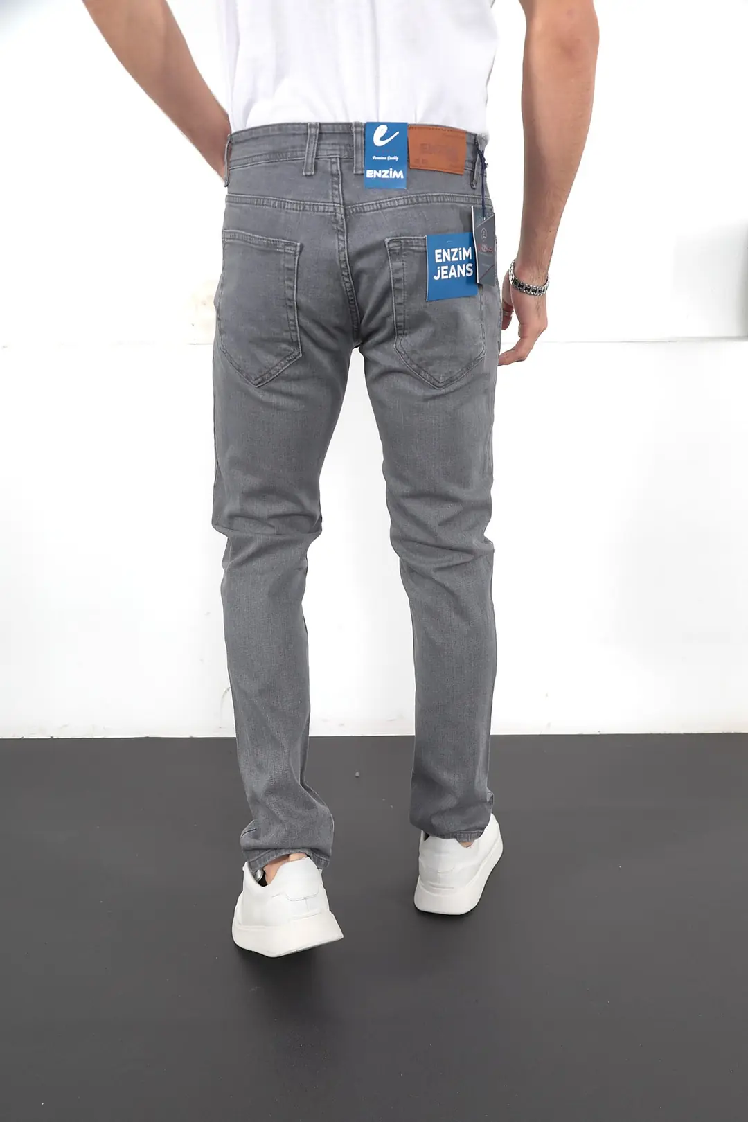 Erkek Likralı Denim Regular Fit Jeans — görsel 5
