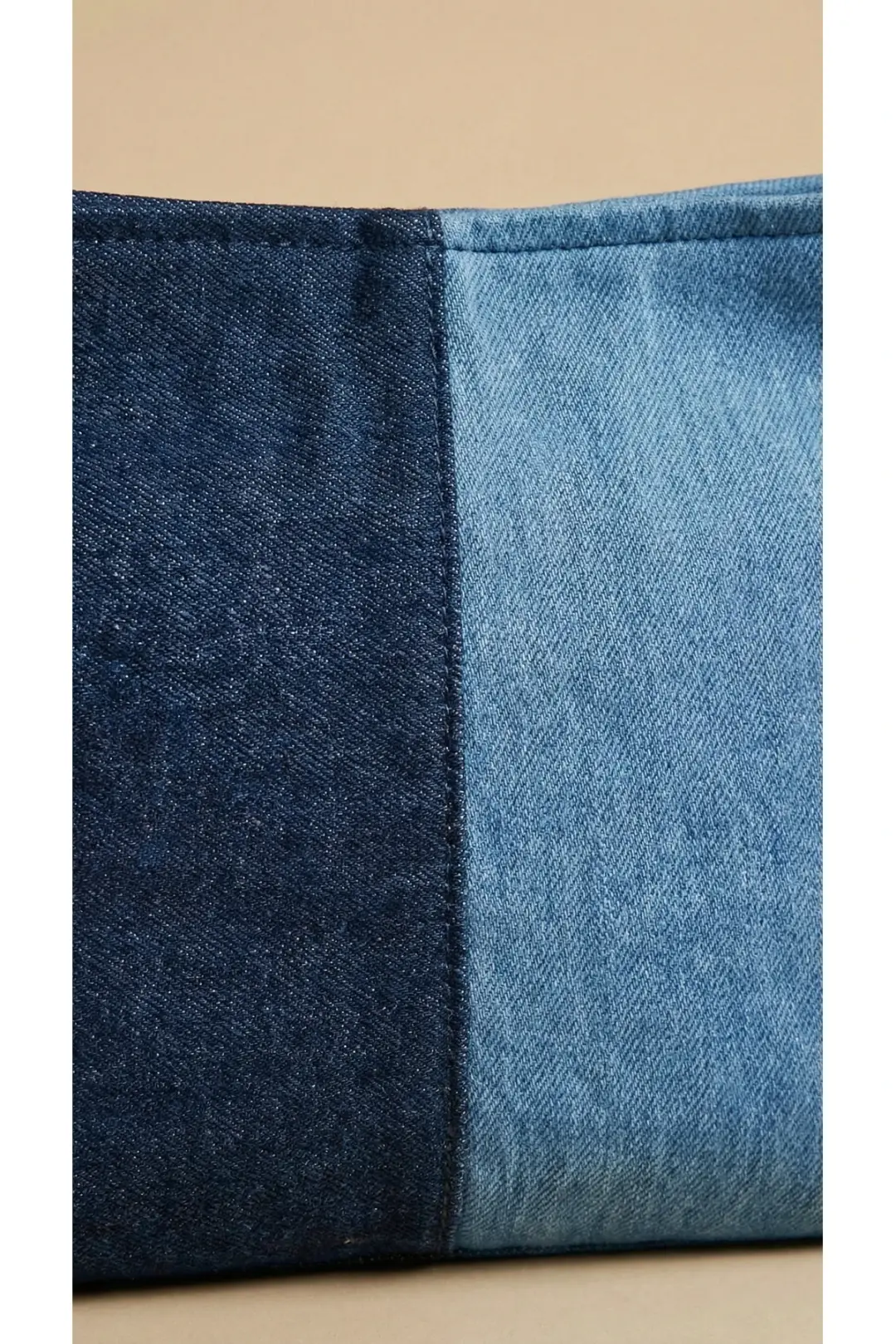 Kadın Kot Omuz Çantası Denim Kumaş Askılı Çanta — görsel 8