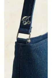 askı kiraz baskılı mavi