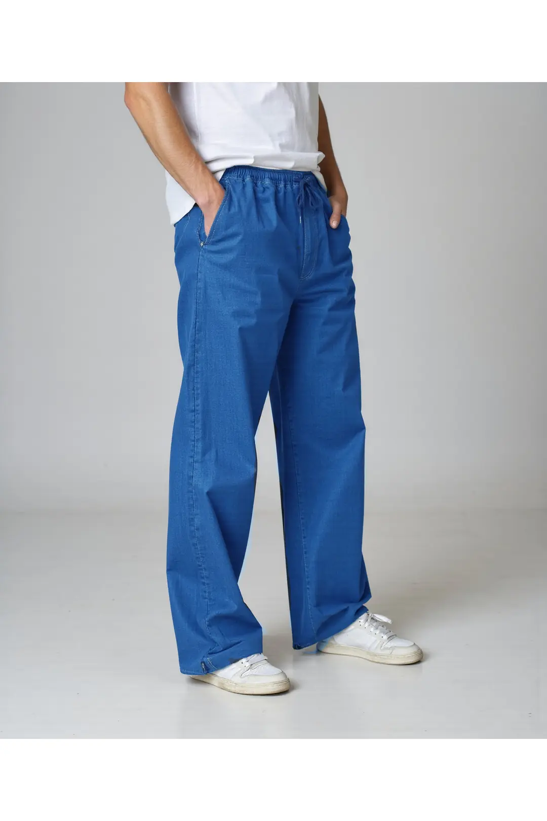 Erkek Bel Paça Lastikli Comfort Jeans — görsel 7