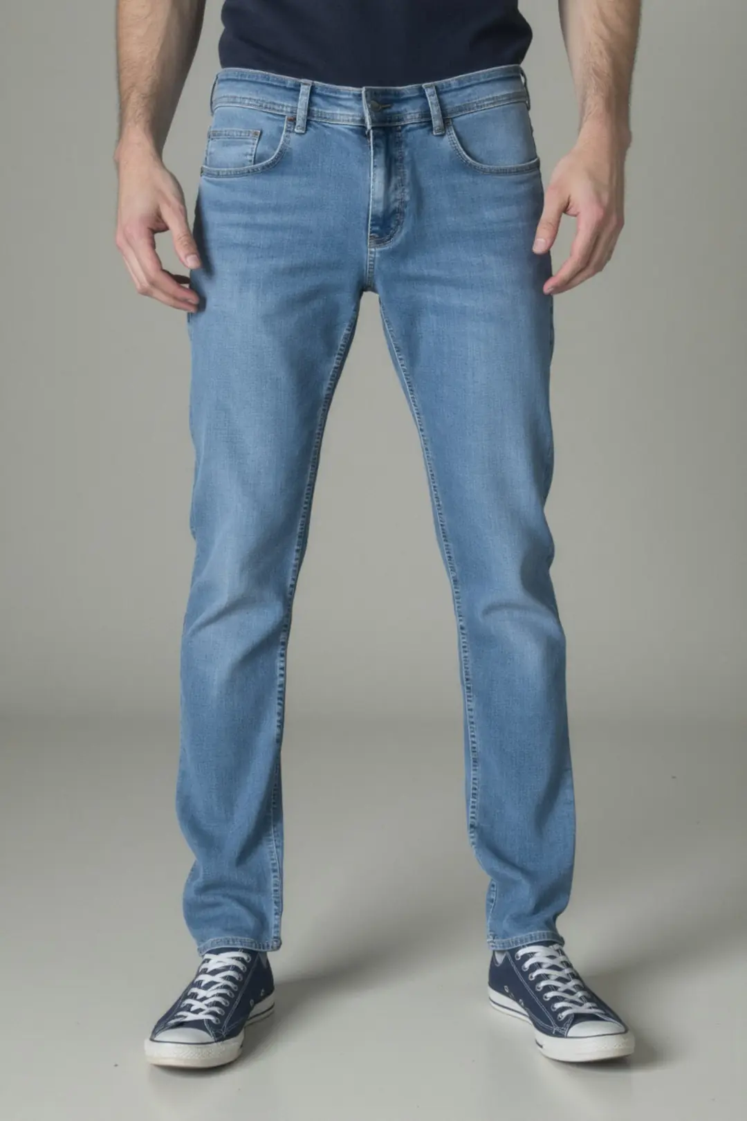 Erkek Likralı Denim Regular Fit Jeans — görsel 6
