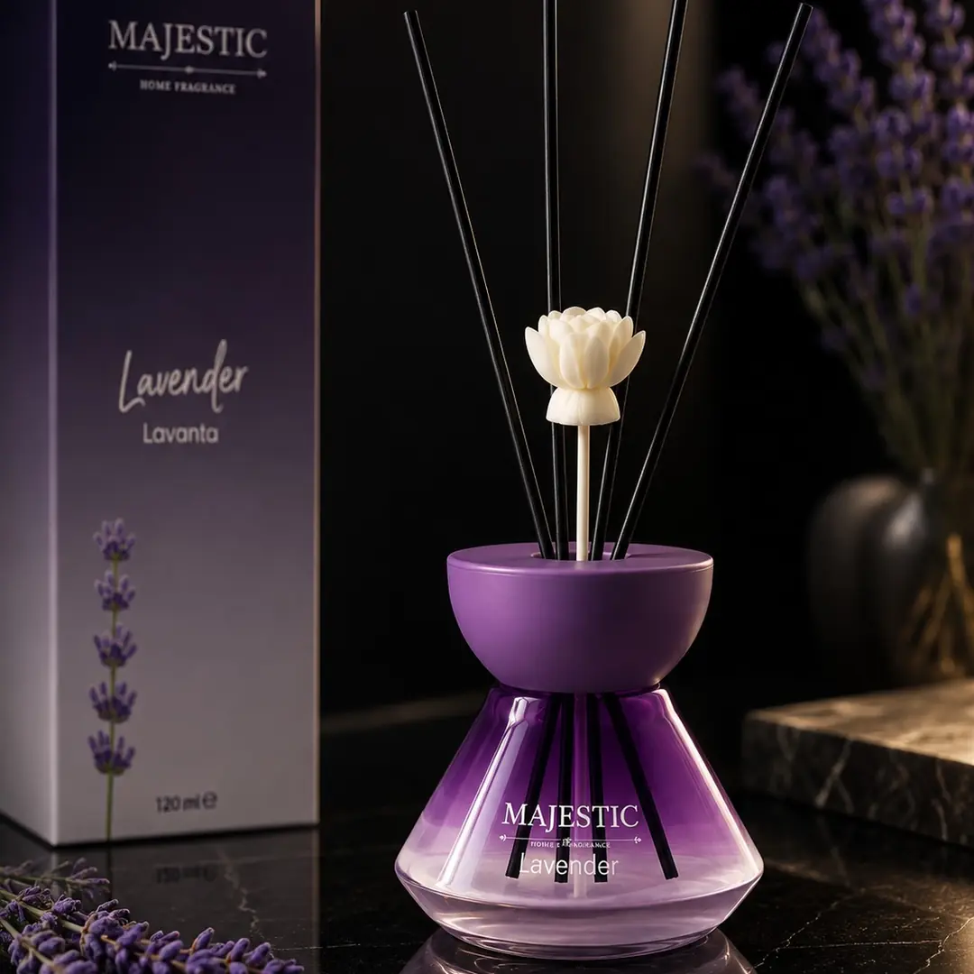 Majestic Lavanta Bambu Çubuklu Oda Parfümü 120 ml — görsel 3