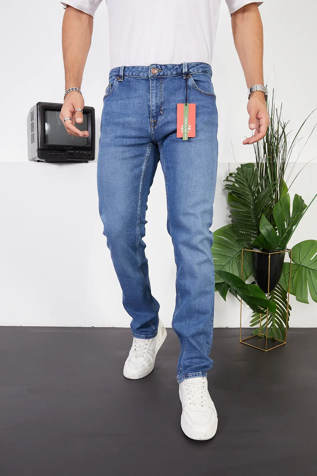 Erkek Regular Fit Kot Pantolon — görsel 2