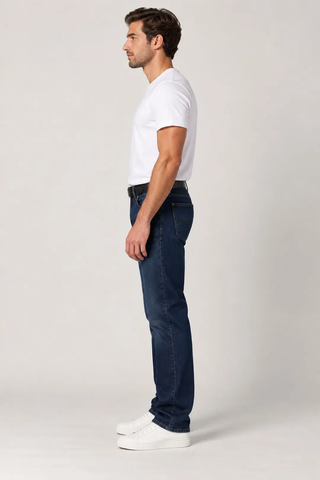 Erkek %100 Pamuk Straight Jeans — görsel 2