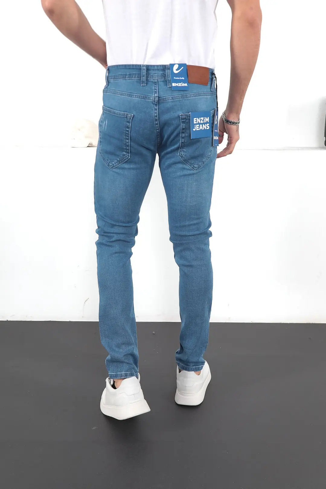 Erkek Likralı Denim Slim Fit Jeans — görsel 4