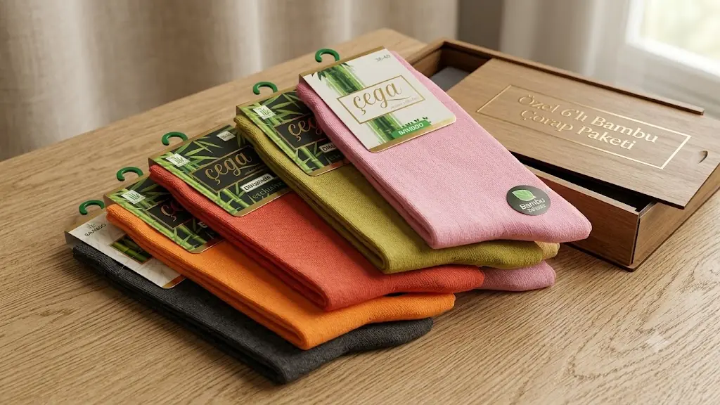 Kadın Premium Bambu Dikişsiz Renkli Soket Çorap 6'lı (36-40) — görsel 3