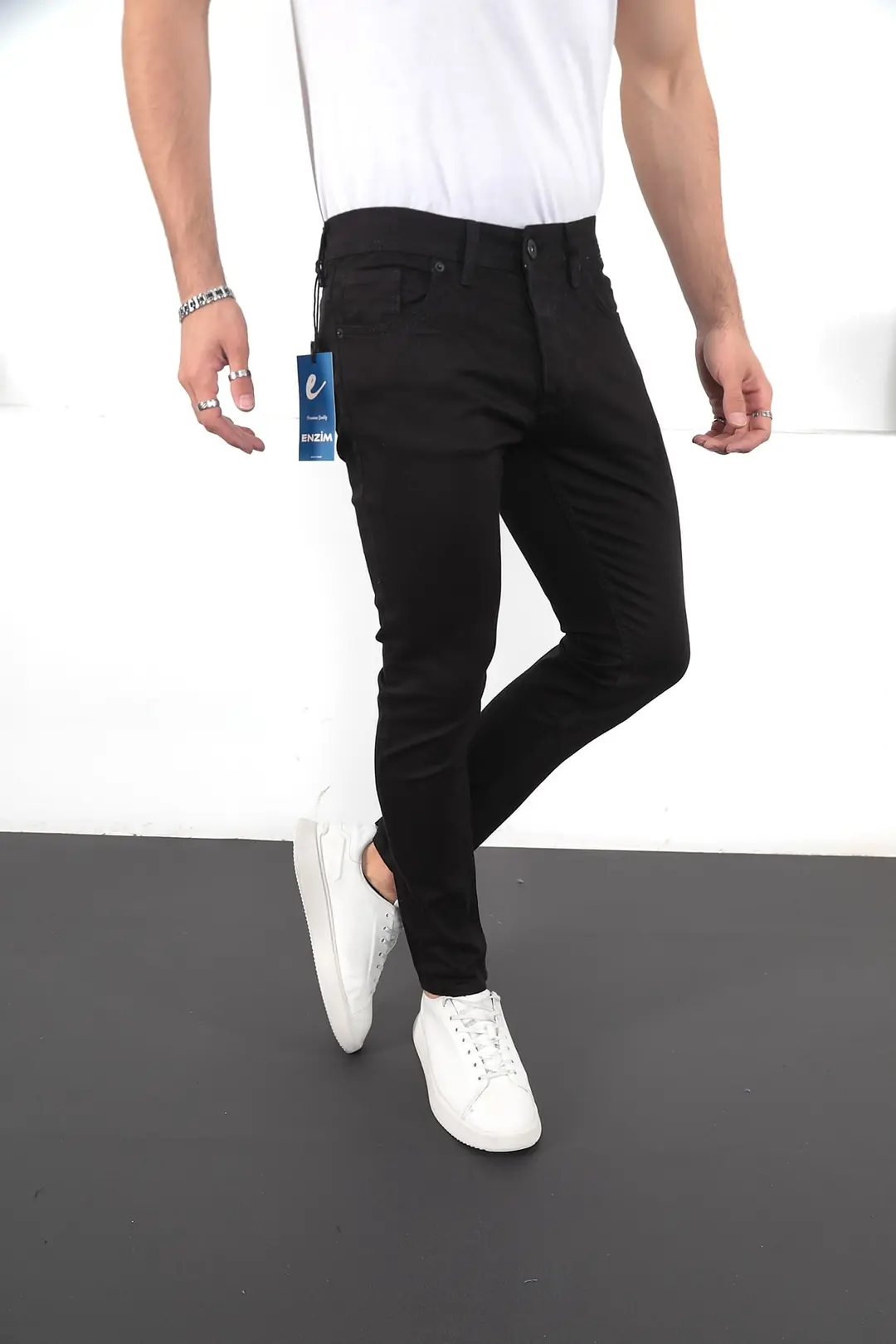 Erkek Likralı Denim Skinny Fit Jeans — görsel 2