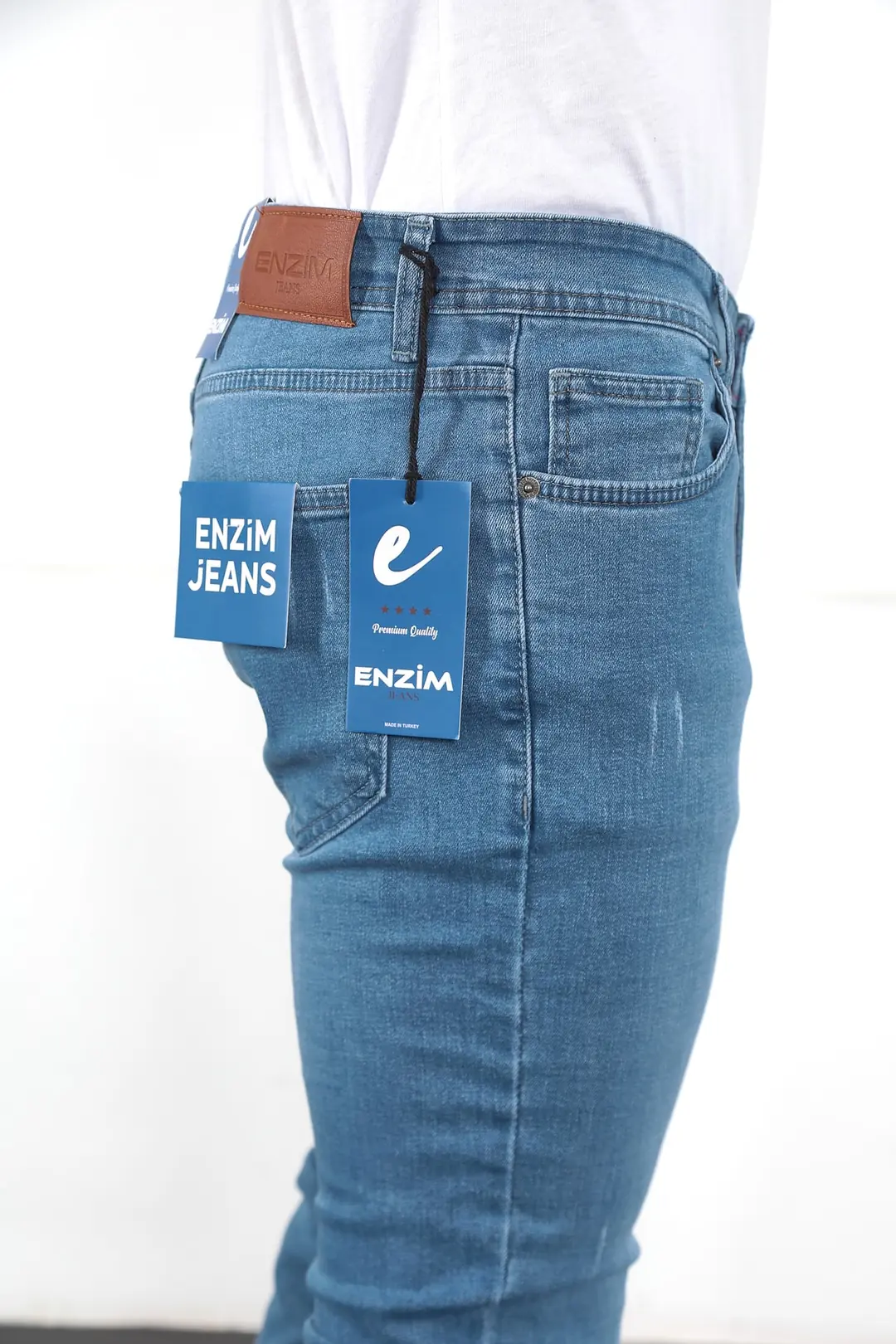 Erkek Likralı Denim Slim Fit Jeans — görsel 5