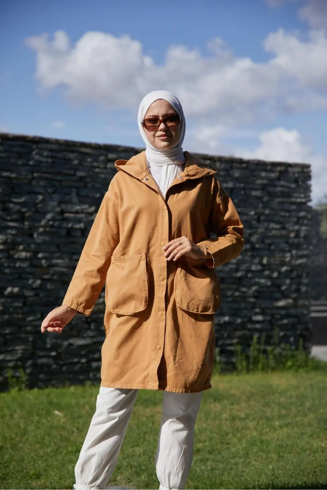 Kadın Oversize Kot Ceket — görsel 5