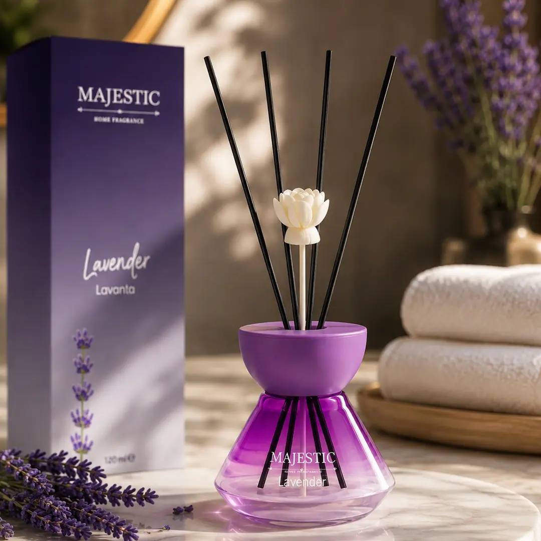 Majestic Lavanta Bambu Çubuklu Oda Parfümü 120 ml — görsel 2