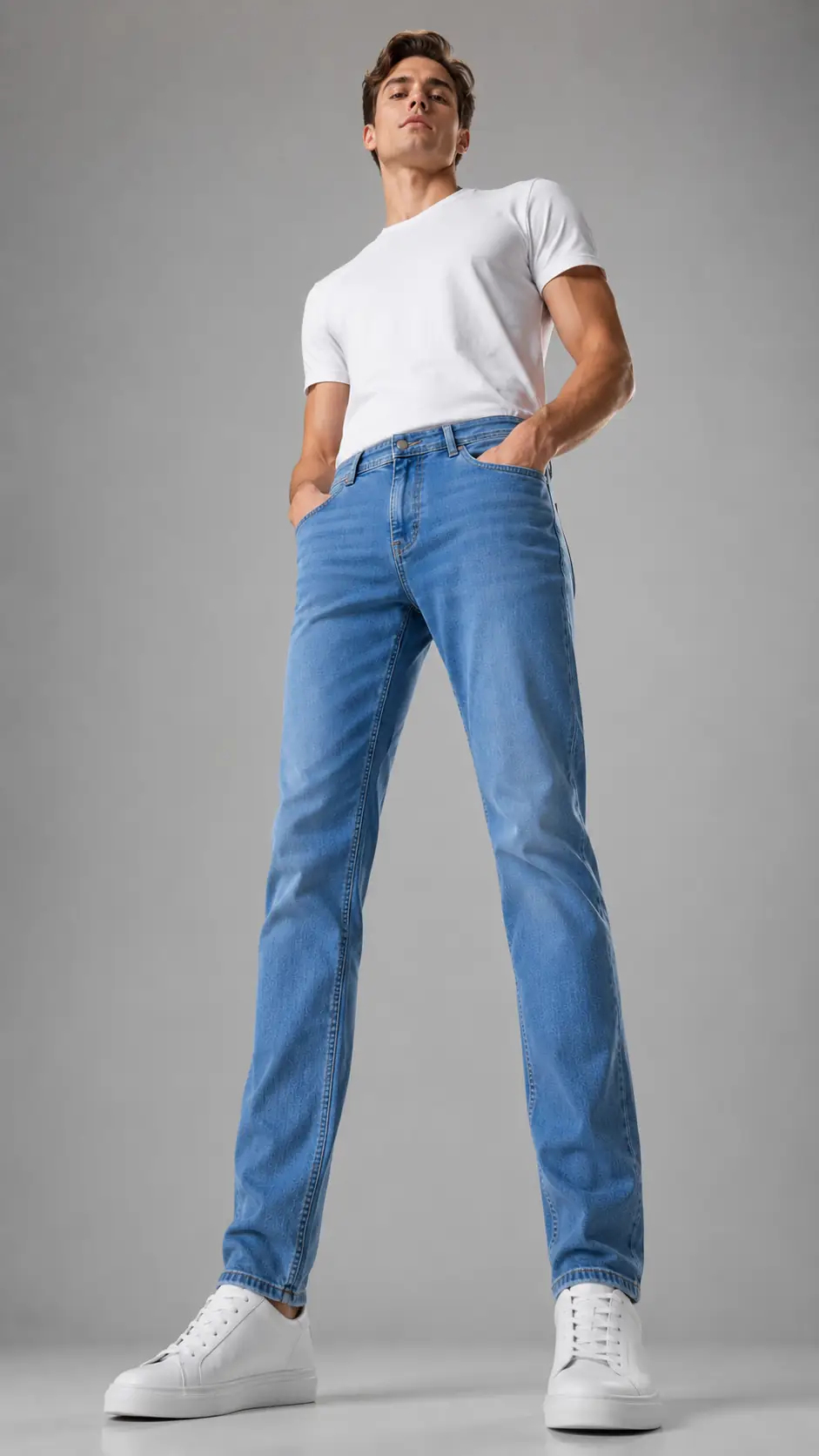 TallFit 215 | Uzun Boy Erkek Kot Pantolon — 215 cm'e Kadar Ekstra Uzun — görsel 6