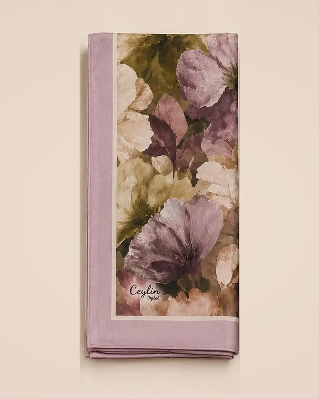 Comfort Şal - Suluboya Çiçek Desenli - 19 — görsel 2