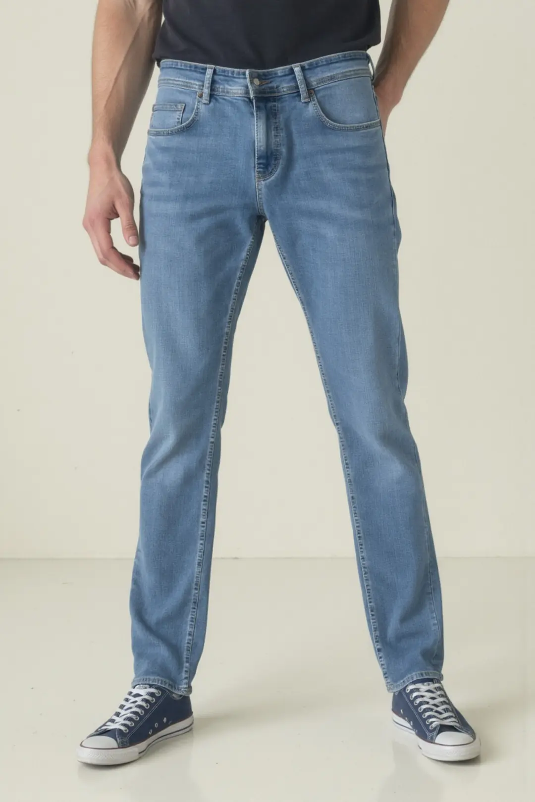 Erkek Likralı Denim Regular Fit Jeans — görsel 2