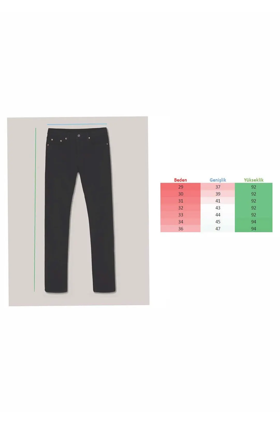 Erkek Likralı Denim Skinny Fit Süper Dar Jeans — görsel 8