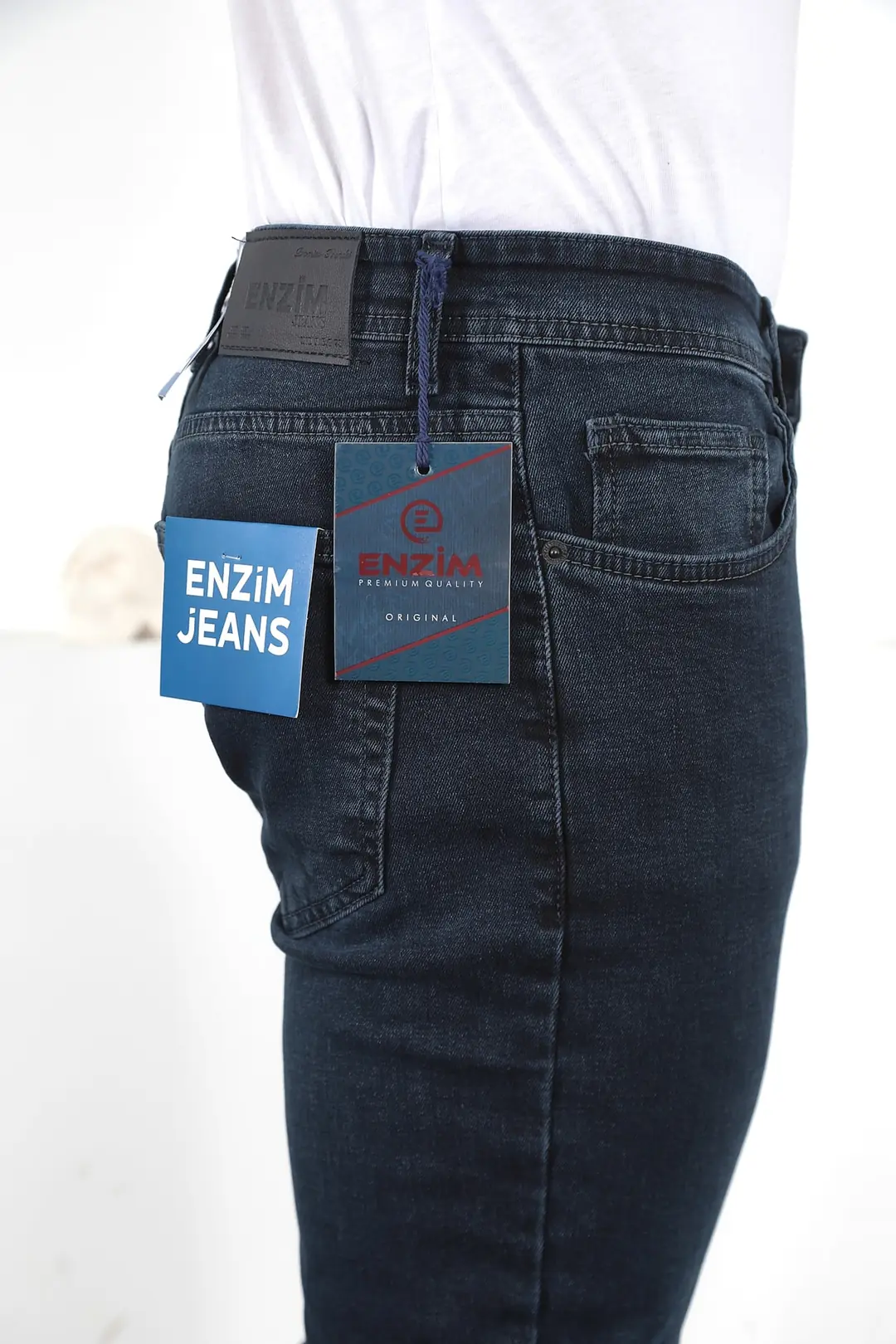 Erkek Likralı Denim Regular Fit Jeans — görsel 4