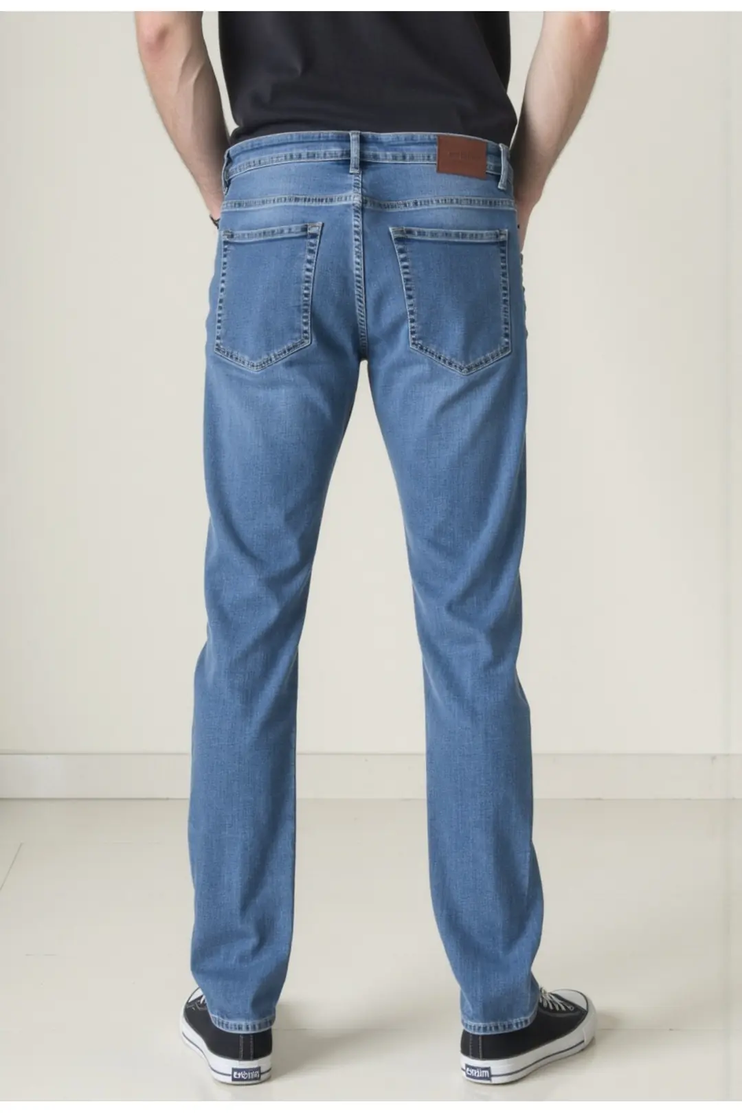 Erkek Likralı Denim Regular Fit Jeans — görsel 3