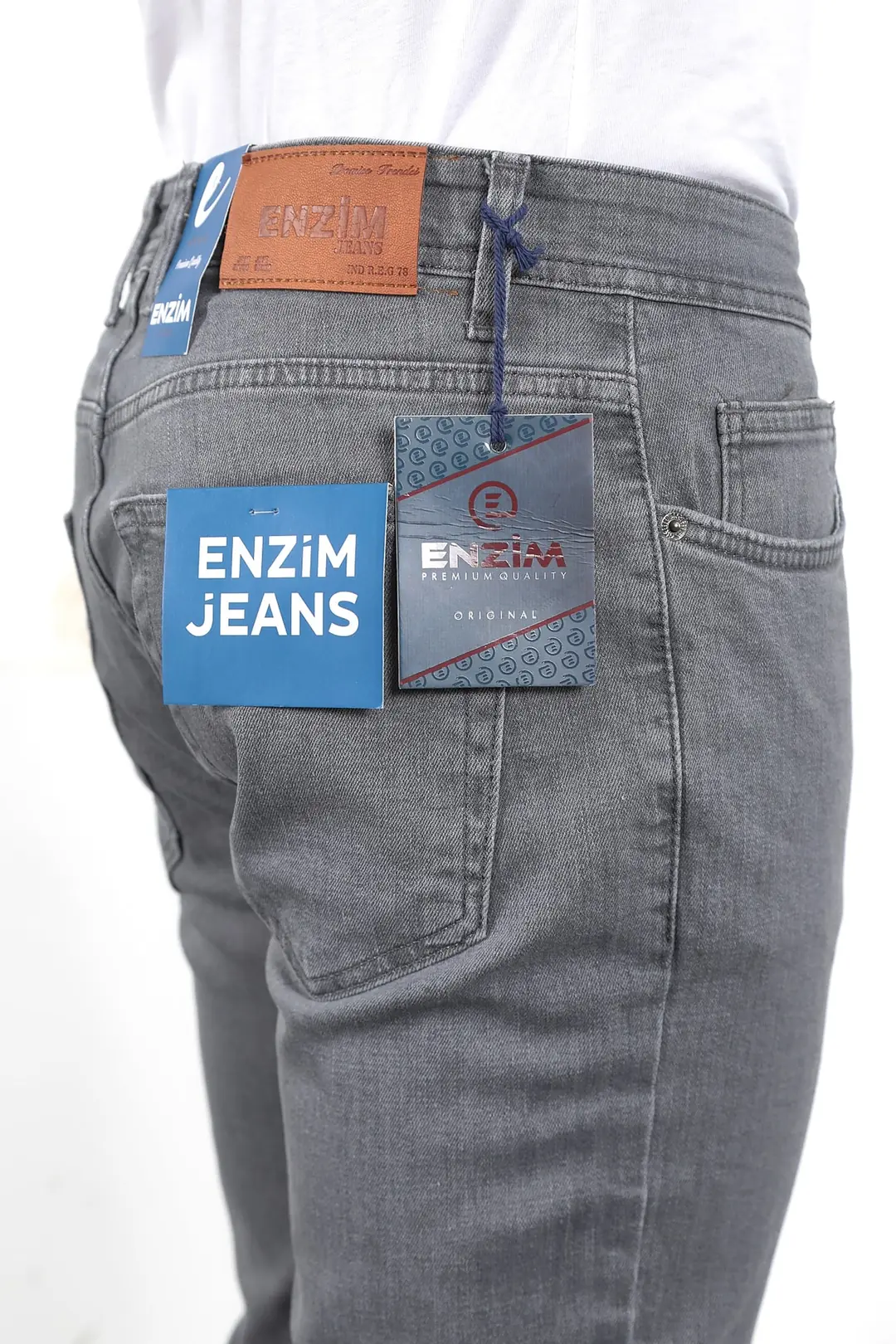 Erkek Likralı Denim Regular Fit Jeans — görsel 6