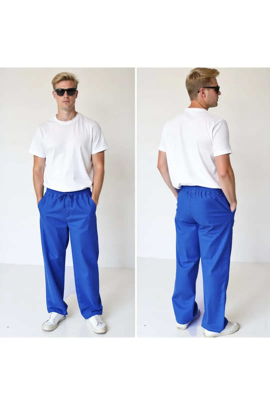 Erkek Bel Paça Lastikli Comfort Jeans — görsel 6