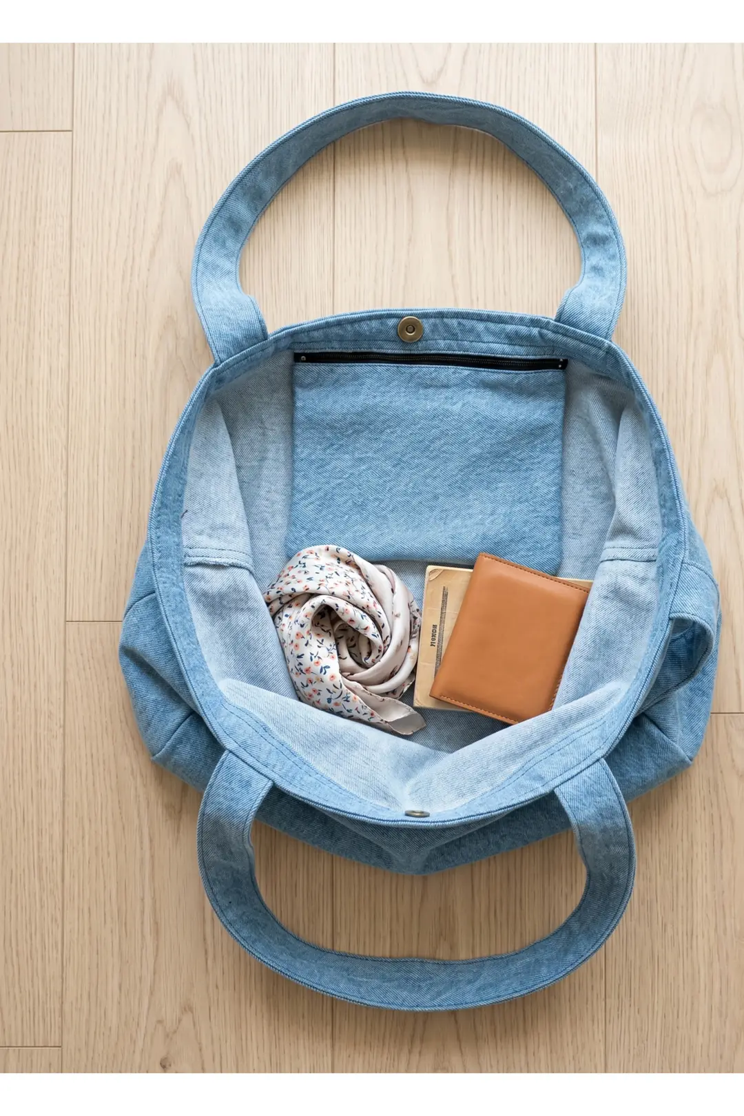 Büyük Boy Denim Çanta — görsel 9