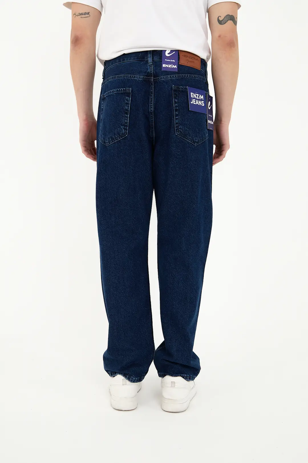 Erkek 100% Pamuk Baggy Kot Pantolon — görsel 4