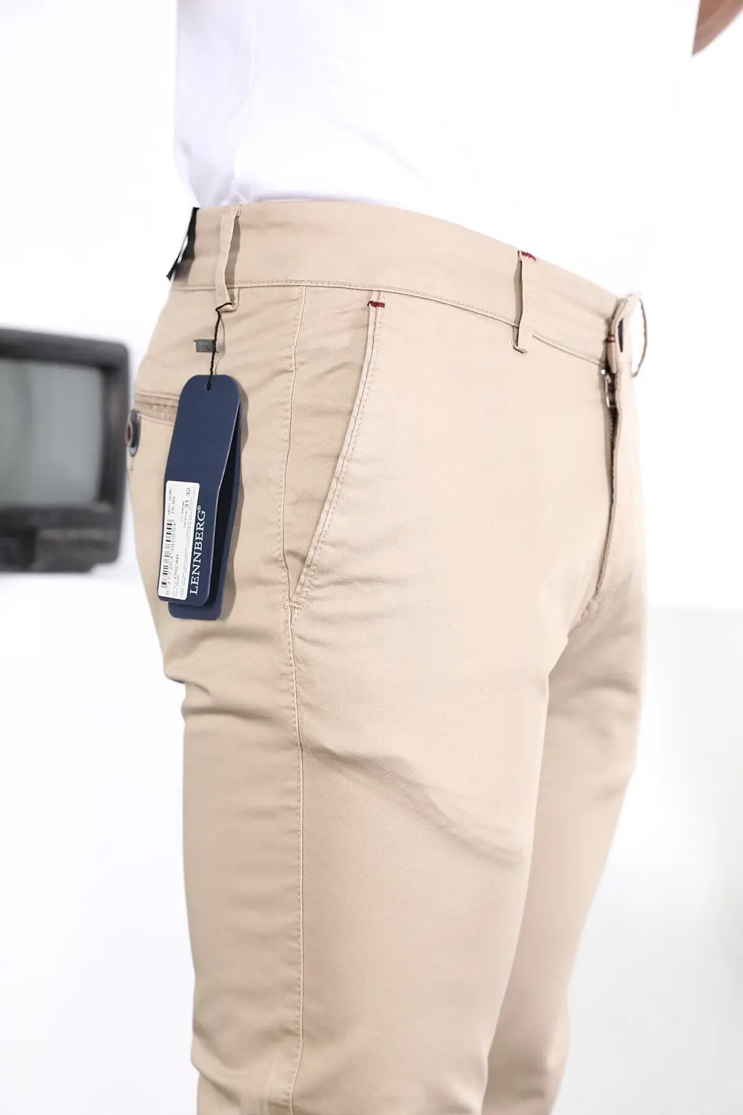 Erkek Slim Fit Chino Pantolon Lennberg — görsel 6