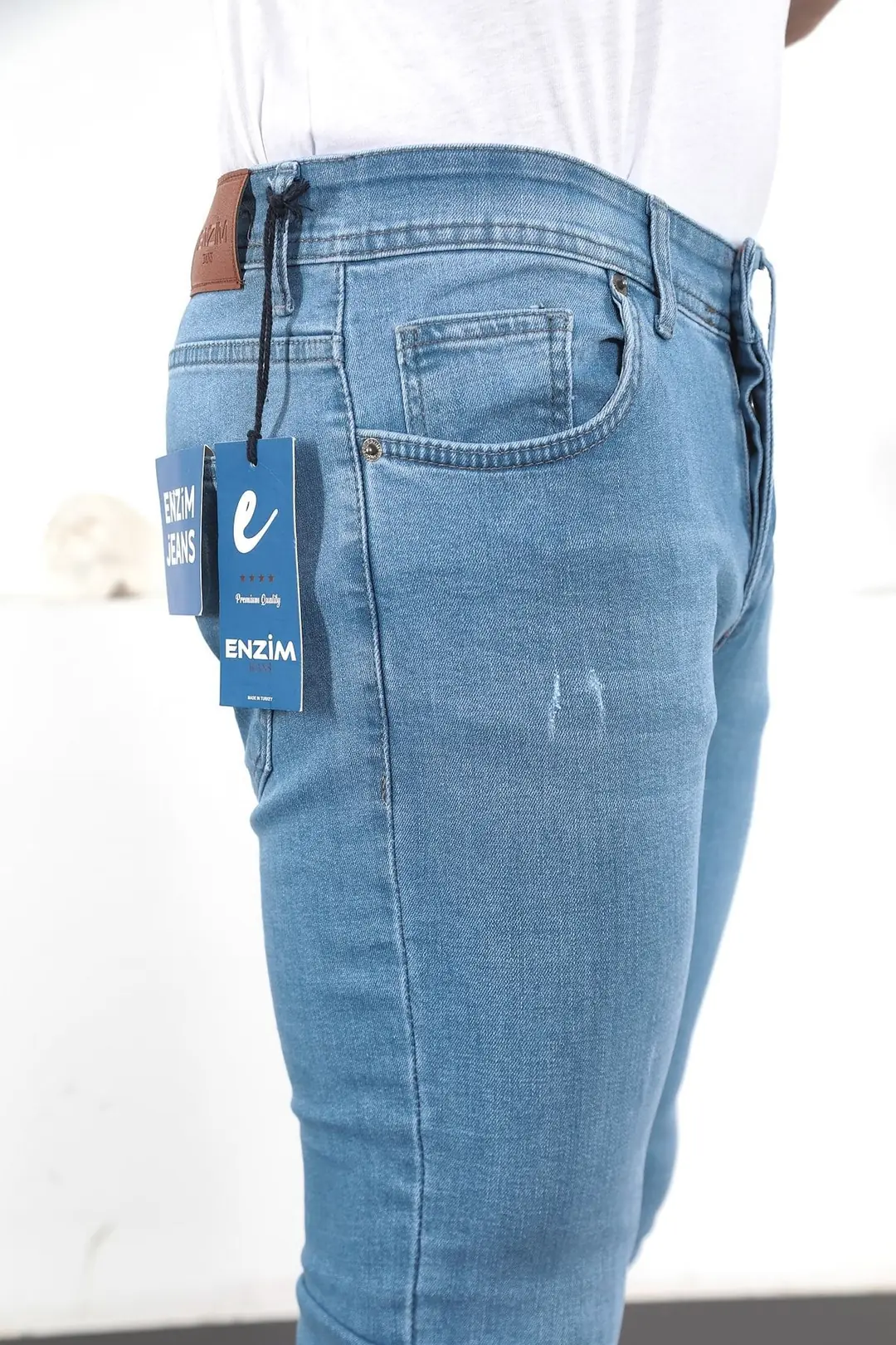 Erkek Likralı Denim Skinny Fit Jeans — görsel 5