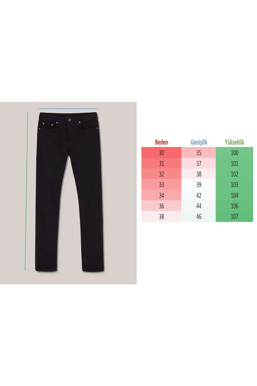 Erkek Likralı Slim Fit Jeans Kot Pantolon — görsel 6