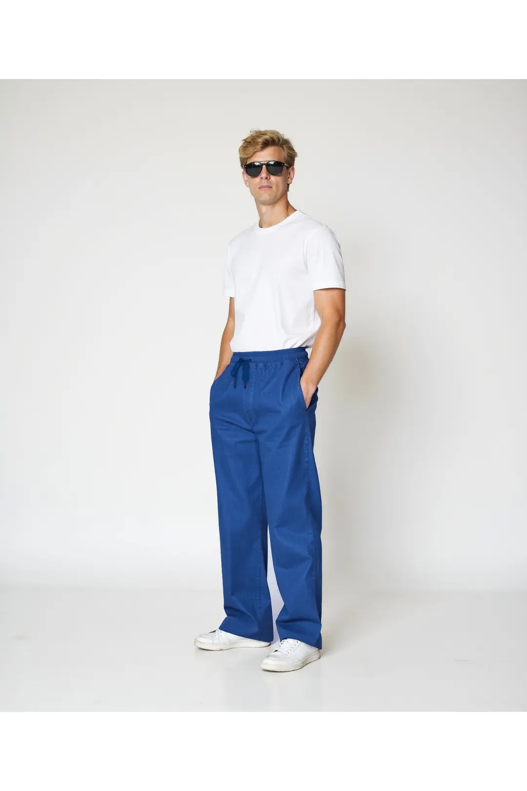 Erkek Bel Paça Lastikli Comfort Jeans — görsel 4