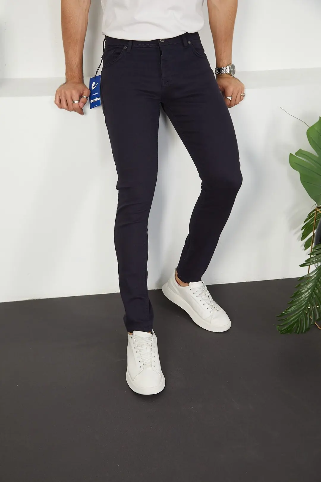 Erkek Likralı Slim Fit Jeans Kot Pantolon — görsel 2