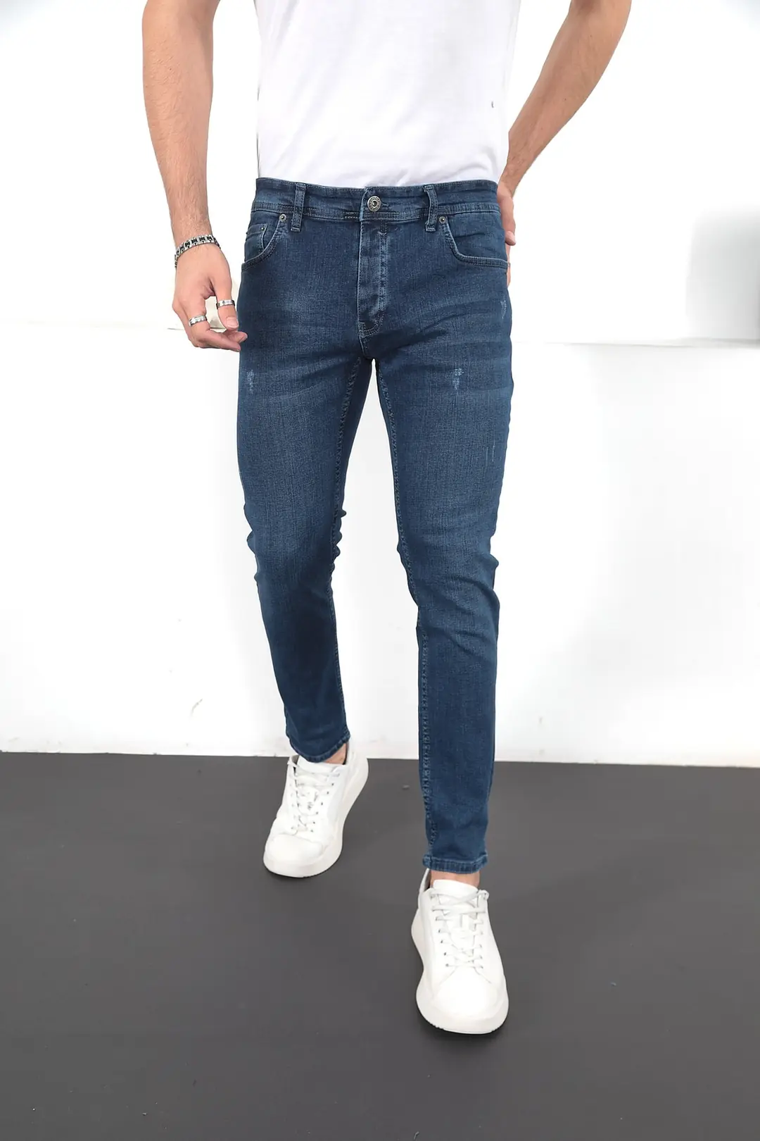 Erkek Slim Fit Kot Pantolon — görsel 1