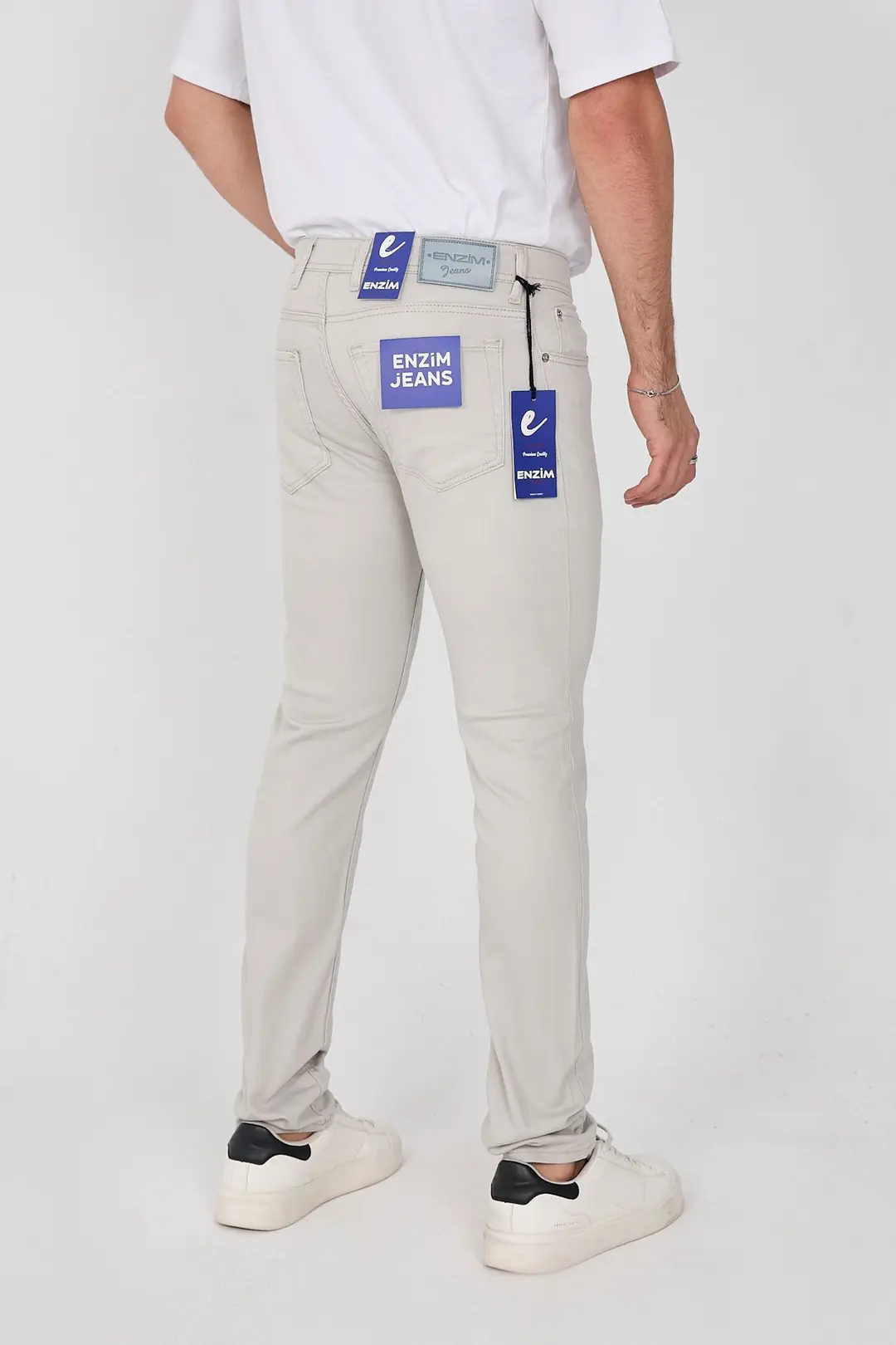 Regular Fit Erkek Pamuklu Esnek Kanvas 5 Cepli Pantolon — görsel 5
