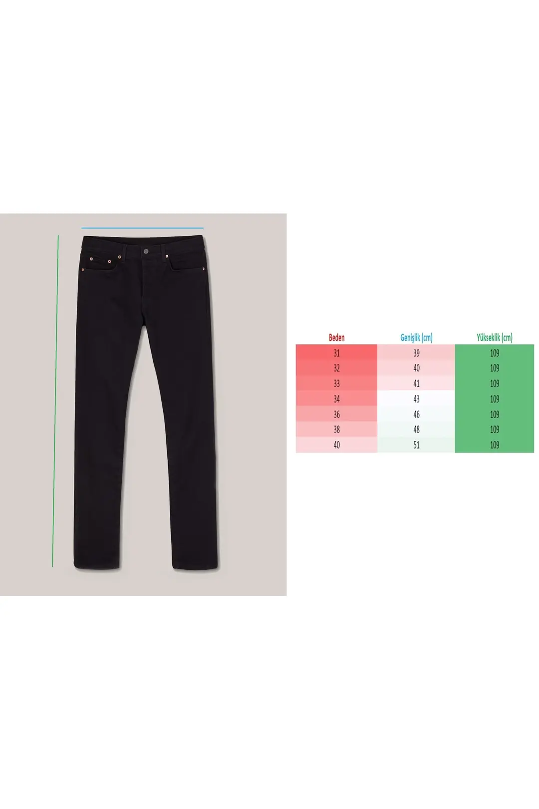 Erkek Likralı Denim Regular Fit Jeans — görsel 8