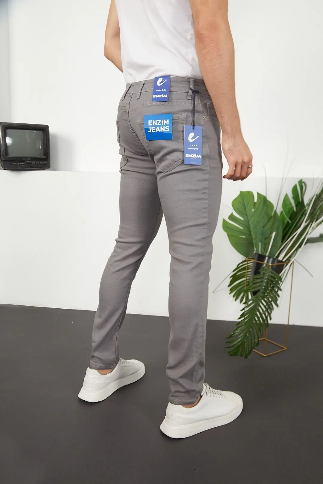 Erkek Likralı Slim Fit Jeans — görsel 4