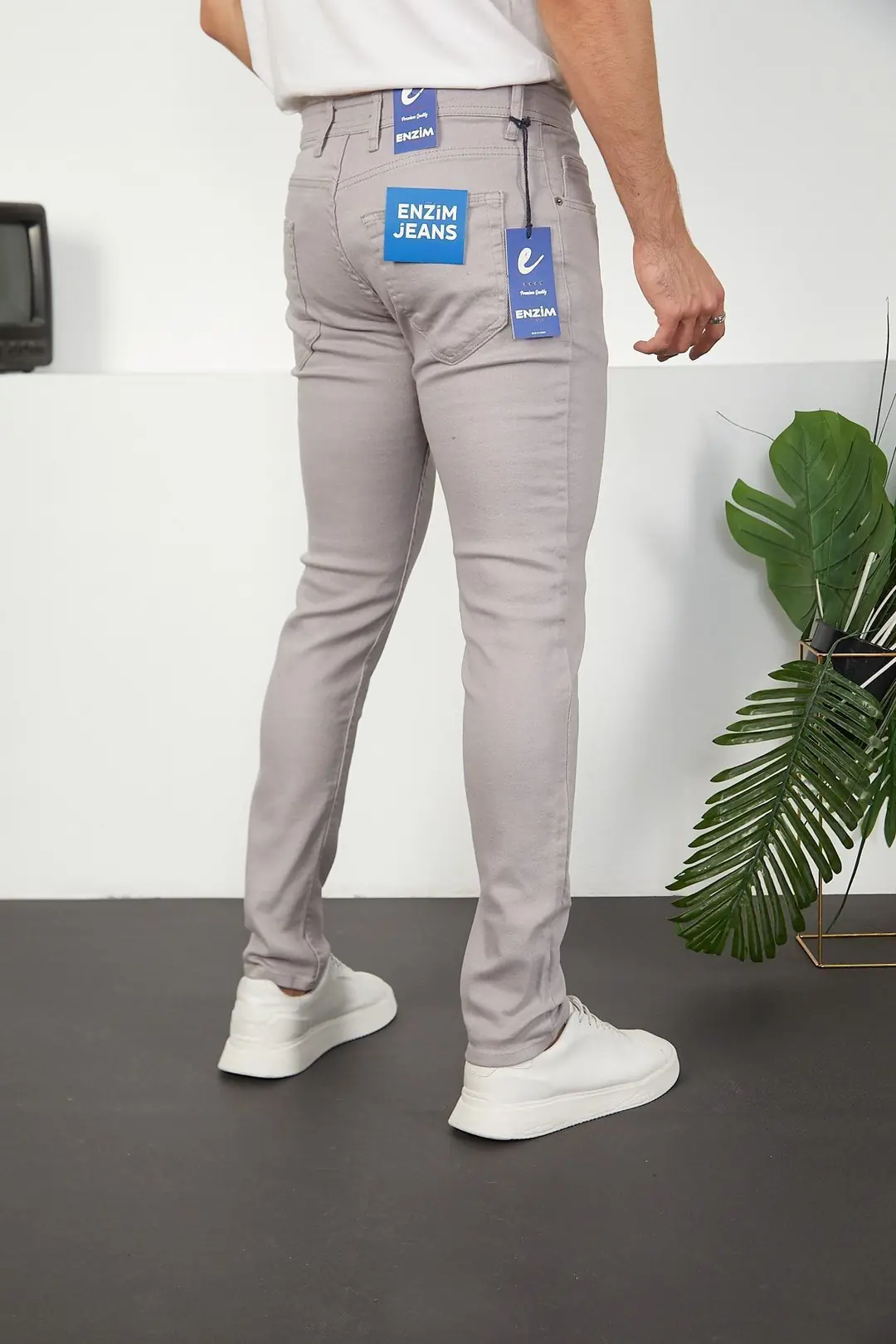 Erkek Likralı Slim Fit Jeans Kot Pantolon — görsel 5