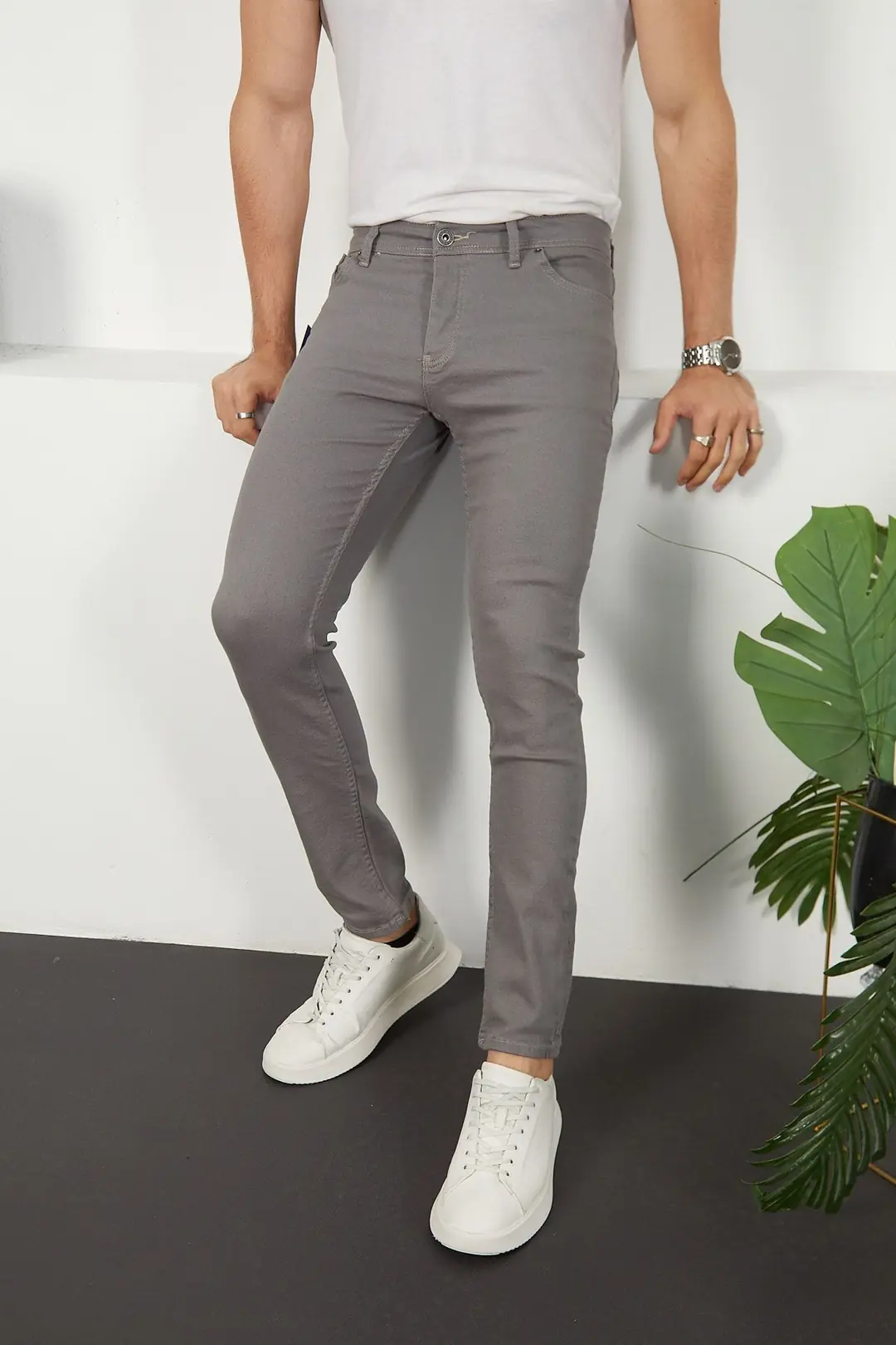 Erkek Likralı Slim Fit Jeans — görsel 2
