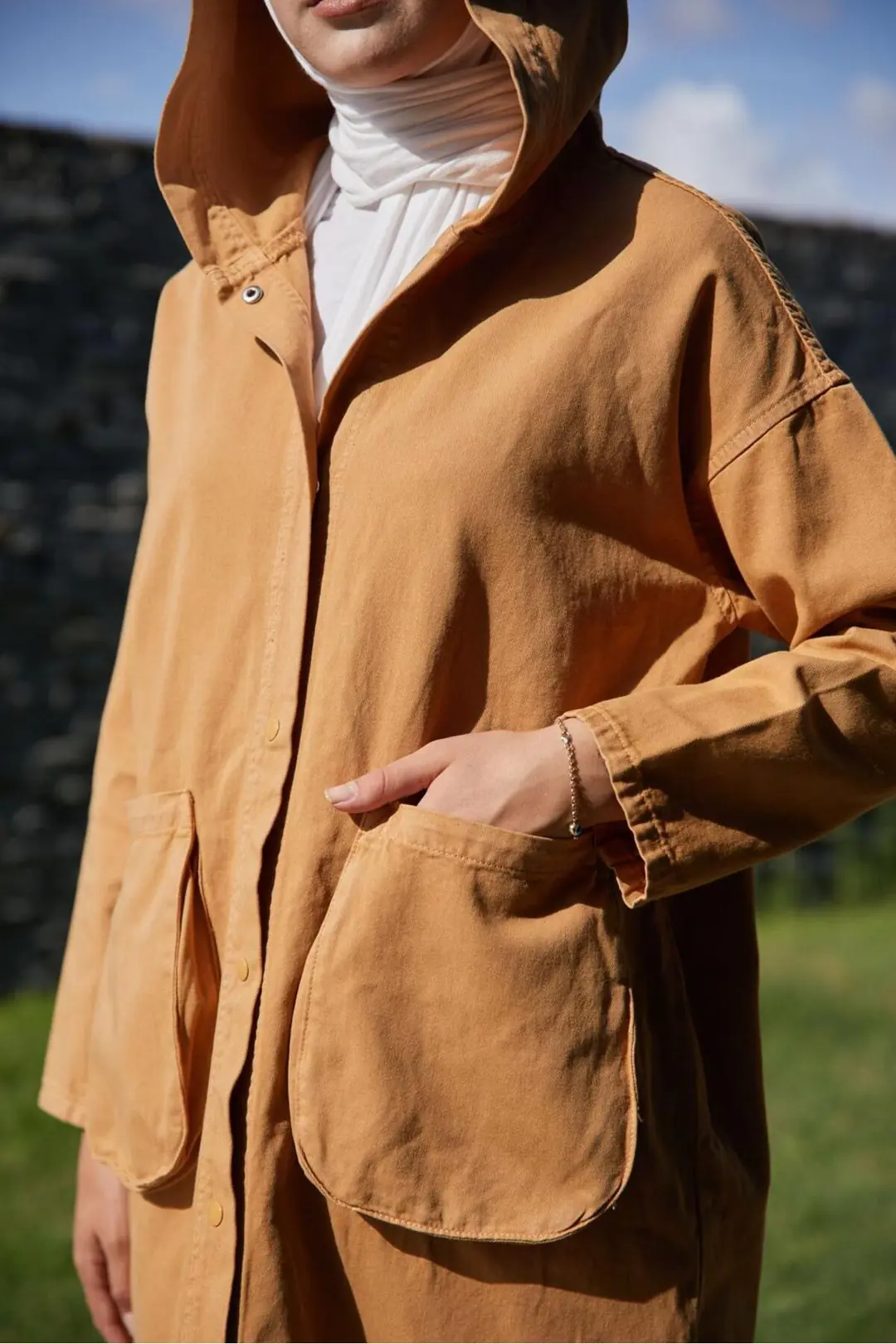 Kadın Oversize Kot Ceket — görsel 4